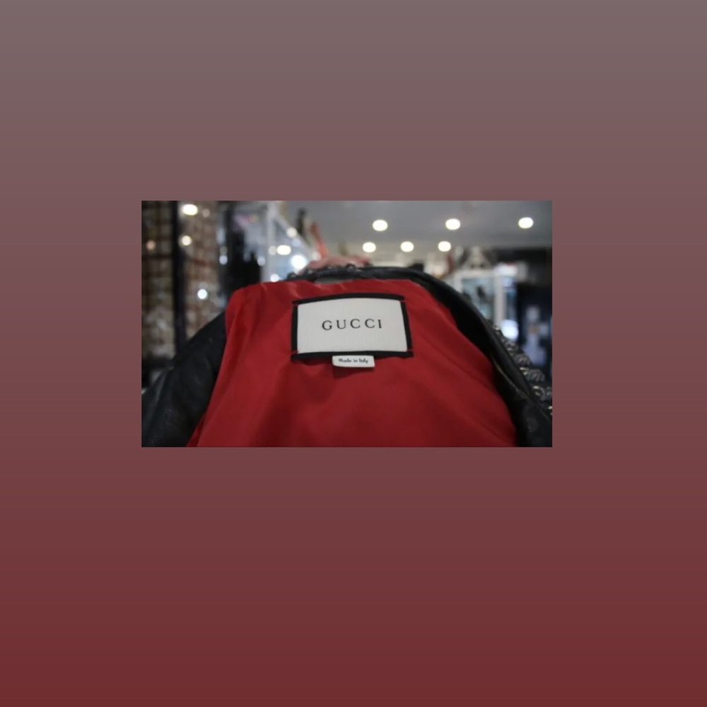GUCCI LEATHER JACKET - Picture 12 of 12